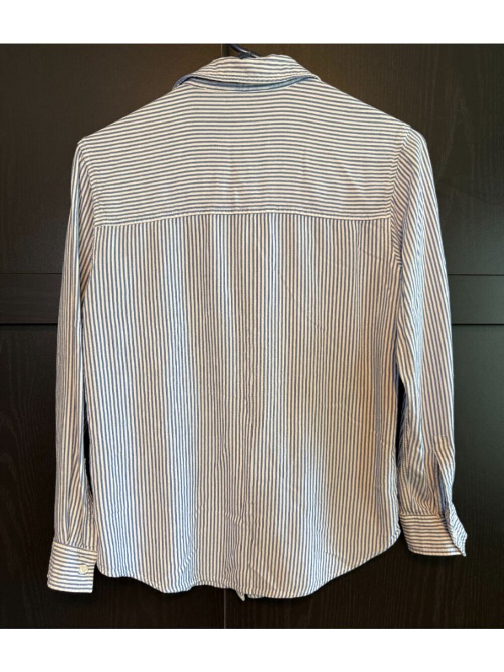 Pistola Women's Striped Button Down Long Sleeve Collared Shirt XS Preppy Modern - Picture 2 of 8